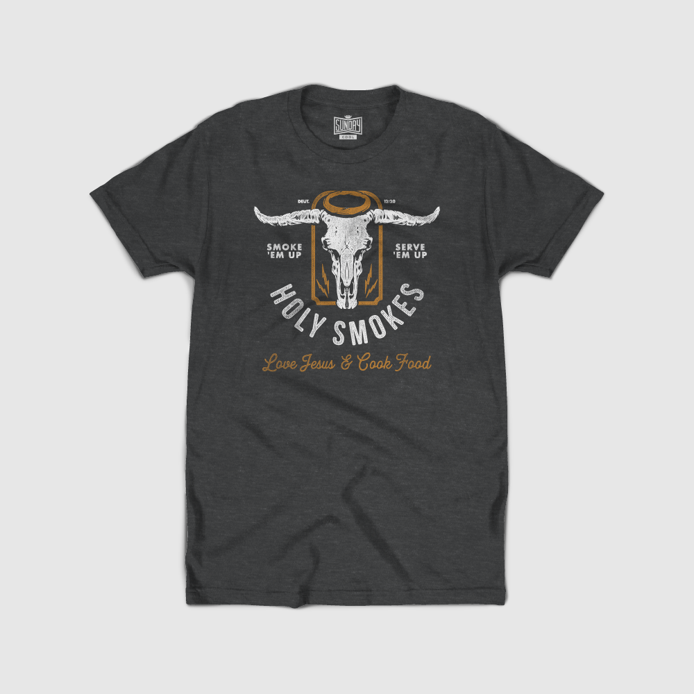 Holy Smokes Super Soft H-Graphite Tee